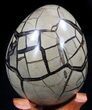 Septarian Dragon Egg Geode - Crystal Filled #37357-3
